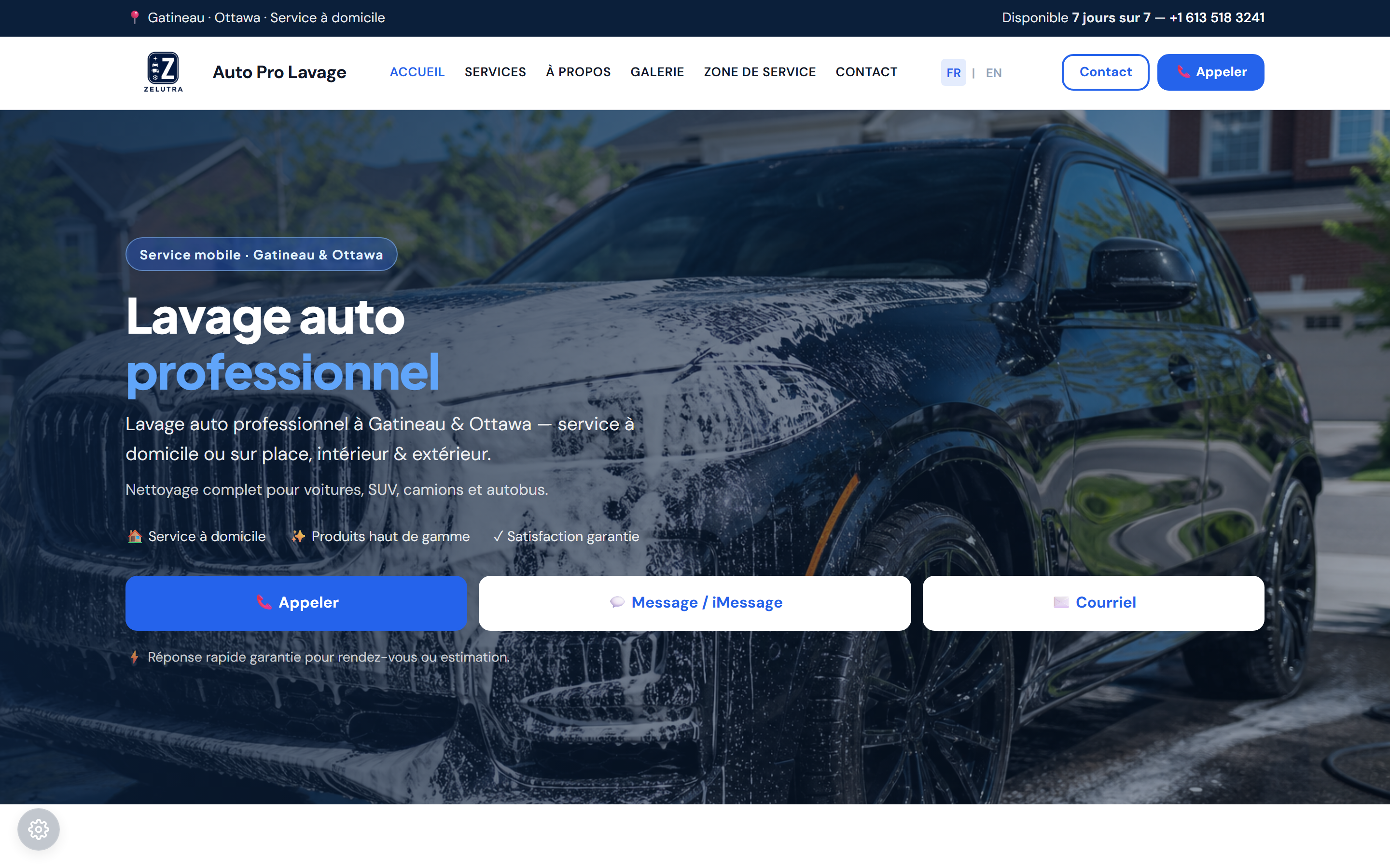 Zelutra Lavage Auto